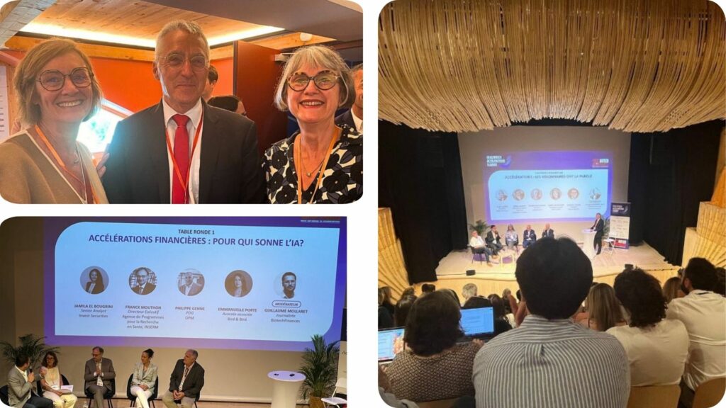 Le premier Healthtech Accelerations Summit se tenait à Lyon en juin 2024 avec la participation de Anne Mascarelli et Fabienne Fabienne Hirigoyenberry-Lanson, consultantes chez HTI